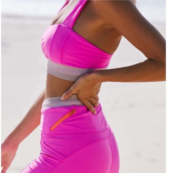 Free People Other - SOLD Free People Movement Neon Pink Wet sports bra